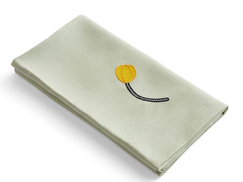 Sobremesa Tablecloth Green Hay SINGLE PIECE